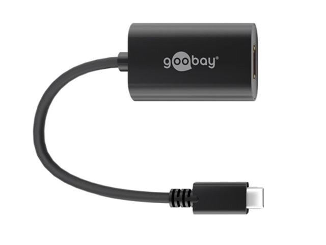 Goobay USB-C HDMI adapter (4k 60 Hz) black  0.2m - Office Connect 2018