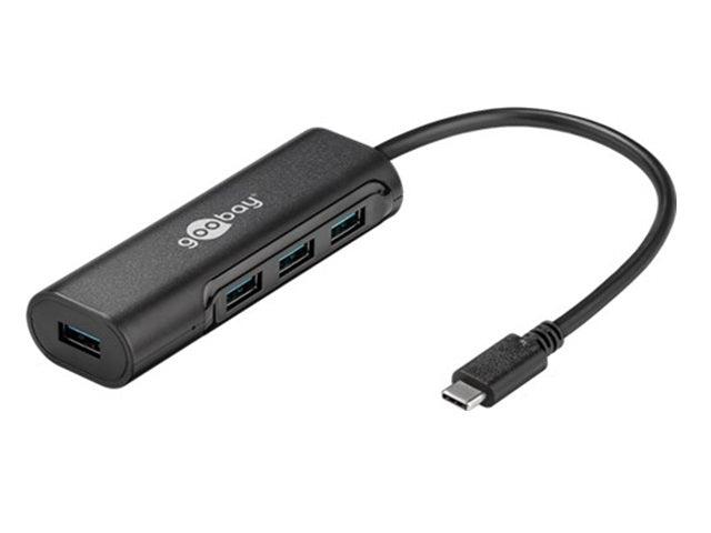 Goobay 4 port USB-C? HUB  black - Office Connect 2018