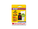 Strontium Nitro A1 64GB micro SD with Adapter  100MB/s U3 C - Office Connect 2018