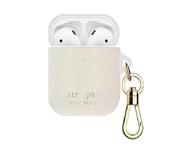 KSNY AirPod Pro case - White Glitter - Office Connect 2018