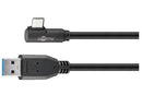 Goobay USB-C to USB A 3.0 cable 90° 1m - Office Connect 2018