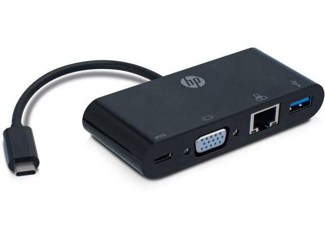 HP USB C to VGA/USB C/USB A/LAN - Office Connect 2018