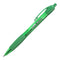 Icon Ballpoint Retractable Pen with Grip Medium Green - Office Connect