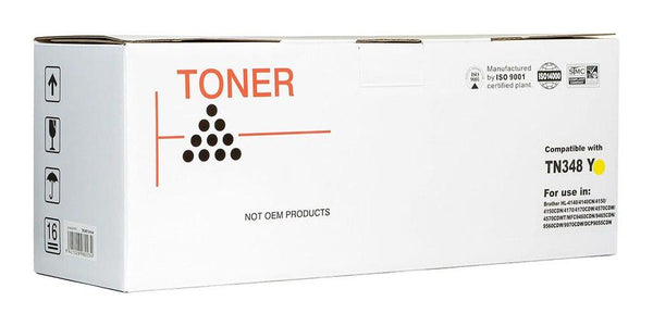 Icon Compatible Brother TN348 Yellow Toner Cartridge - Office Connect
