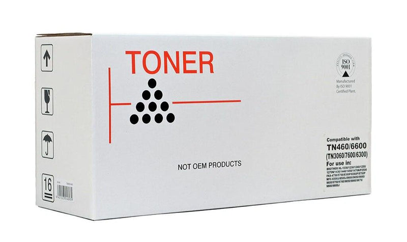 Icon Compatible Brother TN3060/6600/7600 (TN460) Black Toner Cartridge - Office Connect