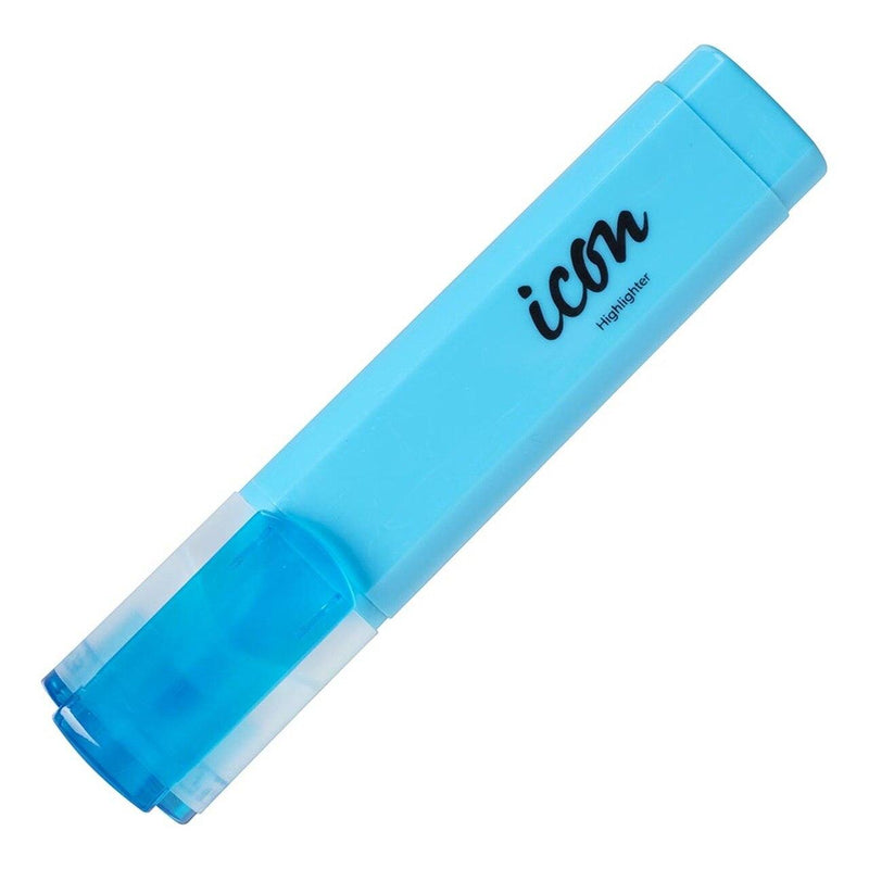 Icon Highlighter Chisel Tip Blue - Office Connect