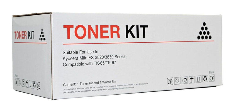 Icon Compatible Kyocera Compatible TK-65/67 Black Toner Cartridge - Office Connect