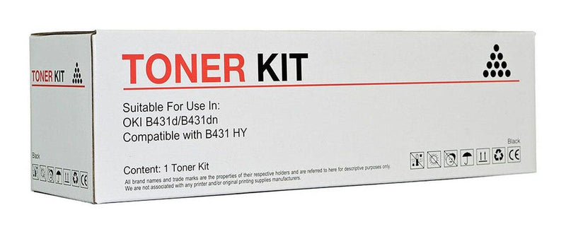 Icon Compatible OKI B431 Black Toner Cartridge (44574903) - Office Connect