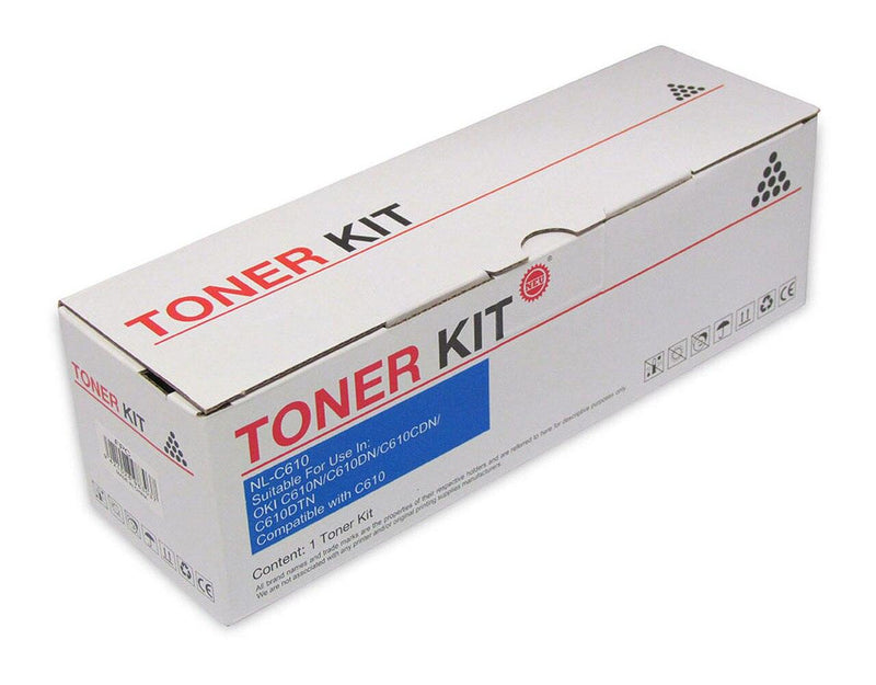 Icon Compatible OKI C610 Cyan Toner - Office Connect