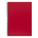 Icon Spiral Notebook A4 Hard Cover Red 200 pg - Office Connect