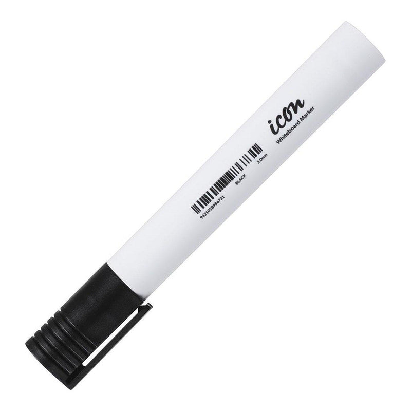 Icon Whiteboard Marker Bullet Tip Black - Office Connect