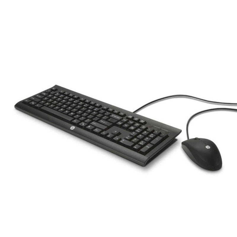 HP C2500 Desktop USB Wired Keyboard & Mouse - Office Connect
