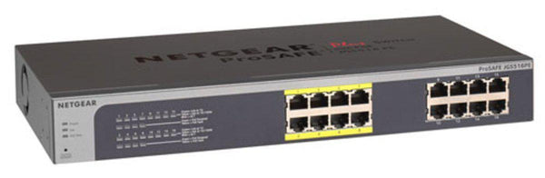 NETGEAR ProSAFE Plus 16-Port Gigabit Rackmount Switch PoE - Office Connect