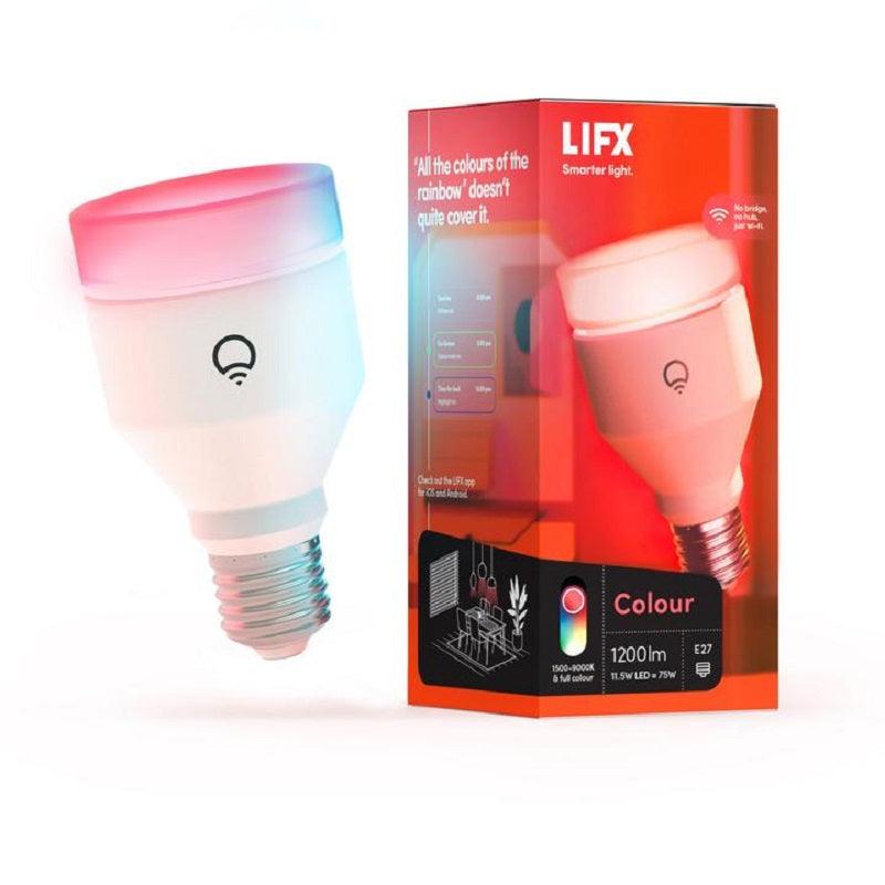 LIFX COLOUR 1200 LUMENS A60 E27 WI-FI CONTROLLED LED BULB - Office Connect 2018