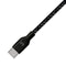 MOYORK CORD 2m USB-A to USB-C Nylon Cable - Raven Black - Office Connect