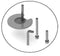 HUMANSCALE ASSY BOLT THROUGH PLATE M2.1/M8.1/M10 - Office Connect