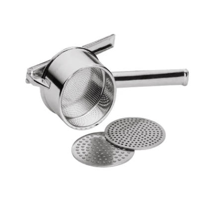 POTATO RICER WITH TWO INSERTS -STAINLESS - Office Connect 2018