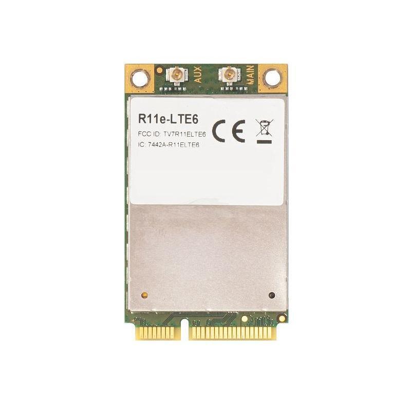 MikroTik R11e-LTE6 2G/3G/4G/LTE miniPCI-e card with carrier aggregation support - Office Connect