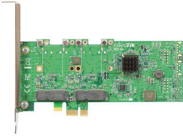 MikroTik RB14e Four slot miniPCIe-PCIe adapter - Office Connect