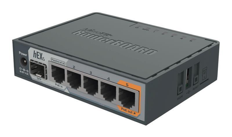 MikroTik RB760iGS Dual Core 880MHz CPU Gigabit Router - Office Connect