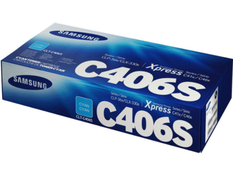 Samsung CLT-C406S Cyan Toner Cartridge - Office Connect