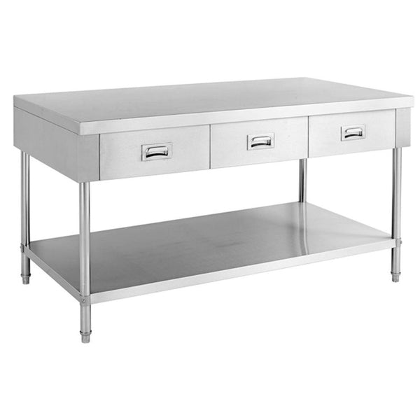 SWBD-7-1500 Work bench with 3 Drawers and Undershelf - Office Connect 2018