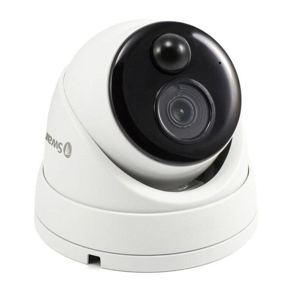 Swann 4K IP True Detect White Dome Camera w Audio - Office Connect