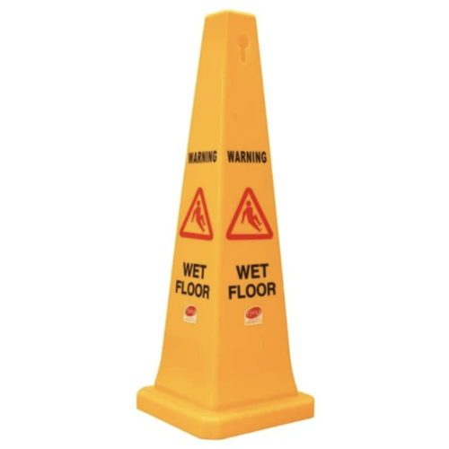 Safety Cone - Wet Floor Yellow - Office Connect 2018