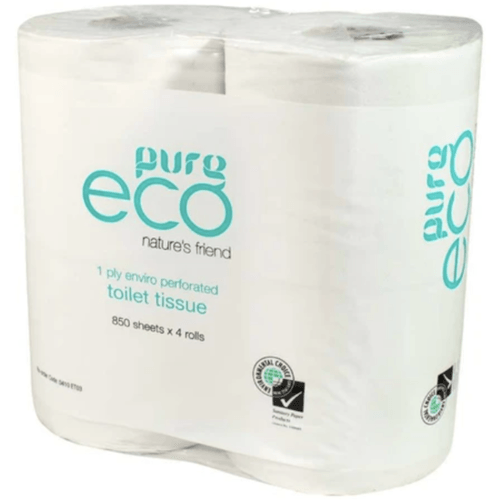 PUREeco Toilet Rolls 1-ply 850 shts - Office Connect 2018