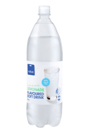 Value Lemonade 99% Sugar Free Flavoured Soft Drink 1.5l - Office Connect 2018