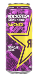 Rockstar Punched Tropical Guava Energy Drink 500ml - Office Connect 2018