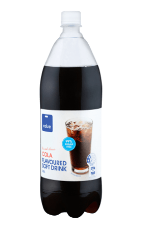 Value Cola Flavour 99% Sugar Free Carbonated Beverage 1.5l - Office Connect 2018