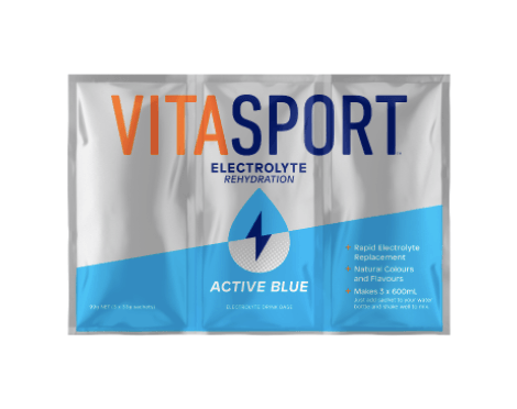 Vitasport Electrolyte Rehydration Active Blue Electrolyte Drink Base 99g - Office Connect 2018