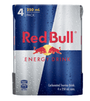 Red Bull Energy Drink 250ml Cans 4pk - Office Connect 2018