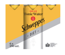 Schweppes Diet Indian Tonic Water Soft Drink Cans 6pk - Office Connect 2018