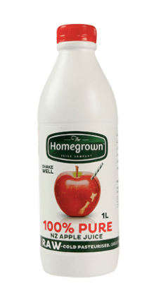 The Homegrown Juice Company 100% NZ Apple Juice 1l - Office Connect 2018