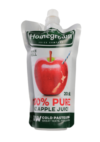 The Homegrown Juice Company 100% NZ Apple Juice 200ml - Office Connect 2018