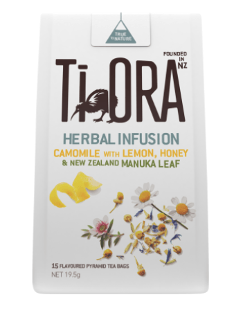 Ti Ora Camomile With Lemon Honey & Manuka Super Premium Tea 15pk - Office Connect 2018