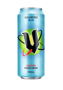 V Sugarfree Blue Guarana Energy Drink 500ml - Office Connect 2018