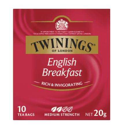 Twinings English Breakfast Tea Bags 10ea - Office Connect 2018