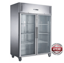 Upright Freezer Two Full Glass Door - Office Connect 2018