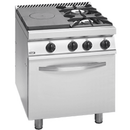 Freestanding Solid Target Top with Open Burners & Oven - CG7-31-L - Office Connect 2018