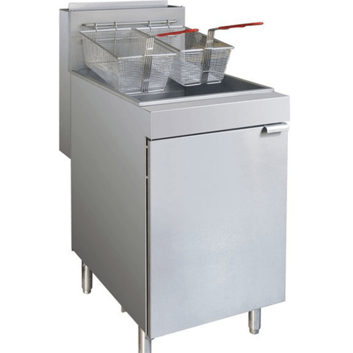 RC400TE - Superfast Natural Gas Tube Twin Vat Fryer - Office Connect 2018