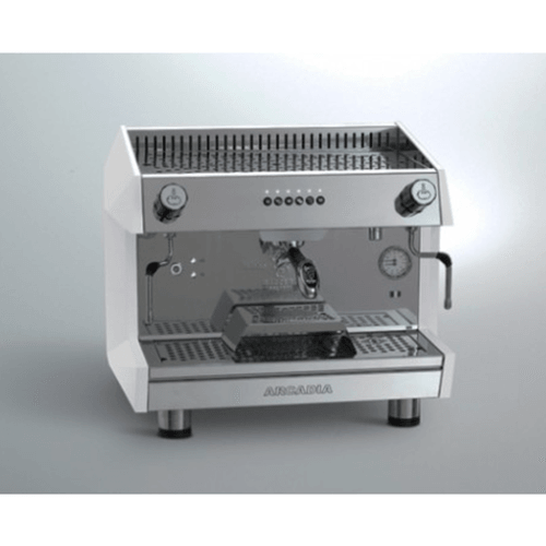 Espresso coffee machine SS polish white 1 Group - ARCADIA-G1 - Office Connect 2018