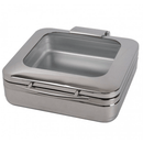 KGJ306 Square Chafing Dish with Glass Lid and S/S Inserted Tray - Office Connect 2018