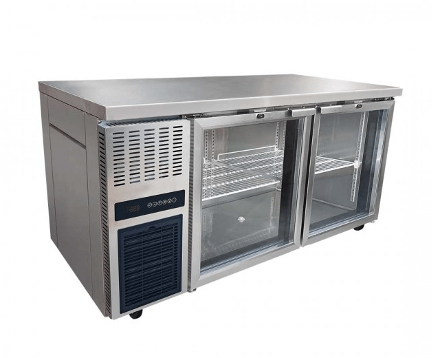 Glass Door Workbench Fridge - TL1500TNG - Office Connect 2018