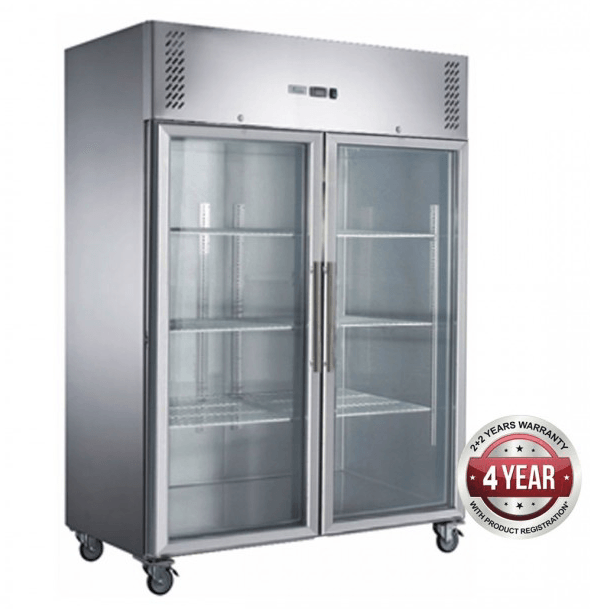 Two Full Glass Door Upright Fridge - XURC1200G2V - Office Connect 2018