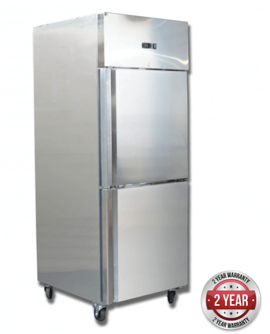 GRAND ULTRA Double 1/2 S/S Door Upright Fridge 685L - Office Connect 2018