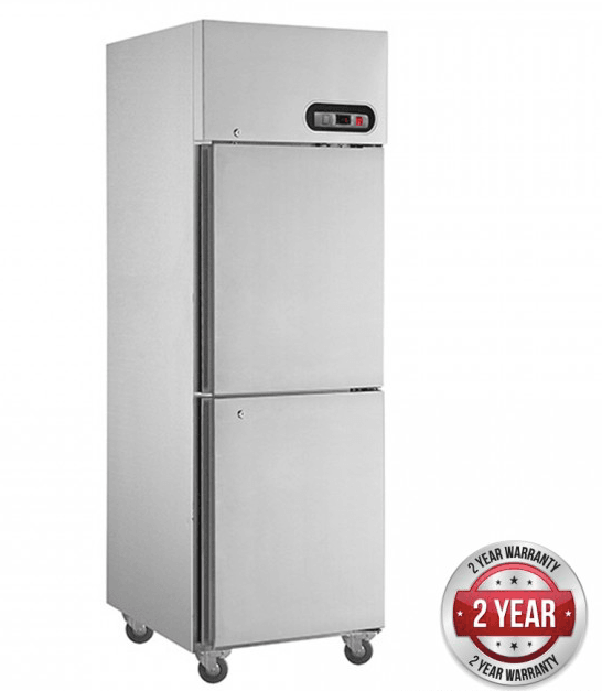 TROPICAL Thermaster 2×½ door SS Fridge - Office Connect 2018