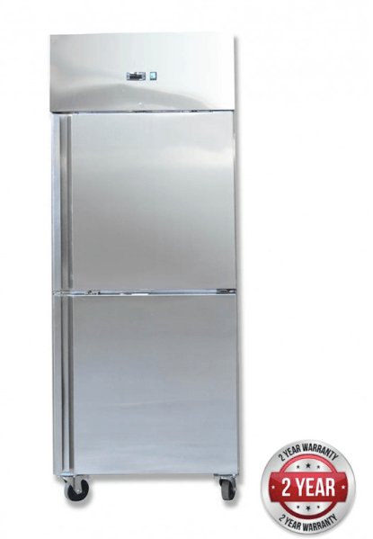 GRAND ULTRA Double 1/2 S/S Door Upright Freezer 685L - GN650BTM - Office Connect 2018